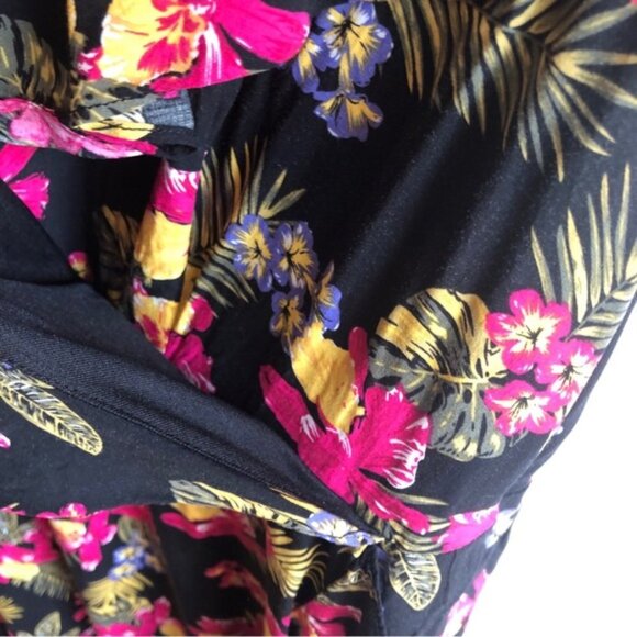 Michel Studio Dress US 12 Floral Party Dress Multi Black Pink Yellow Gre… - Picture 8 of 16